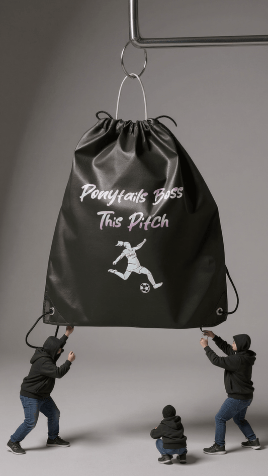 Girls Exclusive ‘Ponytails Boss This Pitch’ Kit Bag - Proud Pitch Wear