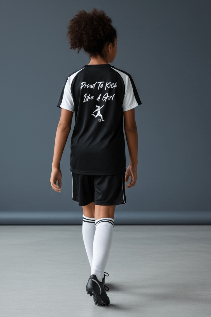 Proud To Kick Like A Girl Range - Custom Training Wear for Girls & Women in Football