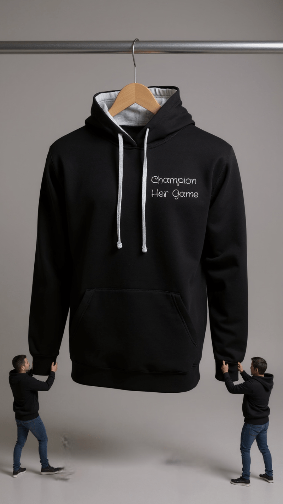 Champion Her Game – Proud Coach Hoodie - Custom Training Wear for Girls & Women in Football