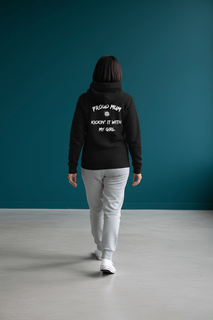 Champion Her Game – Proud Mum Hoodie - Custom Training Wear for Girls & Women in Football