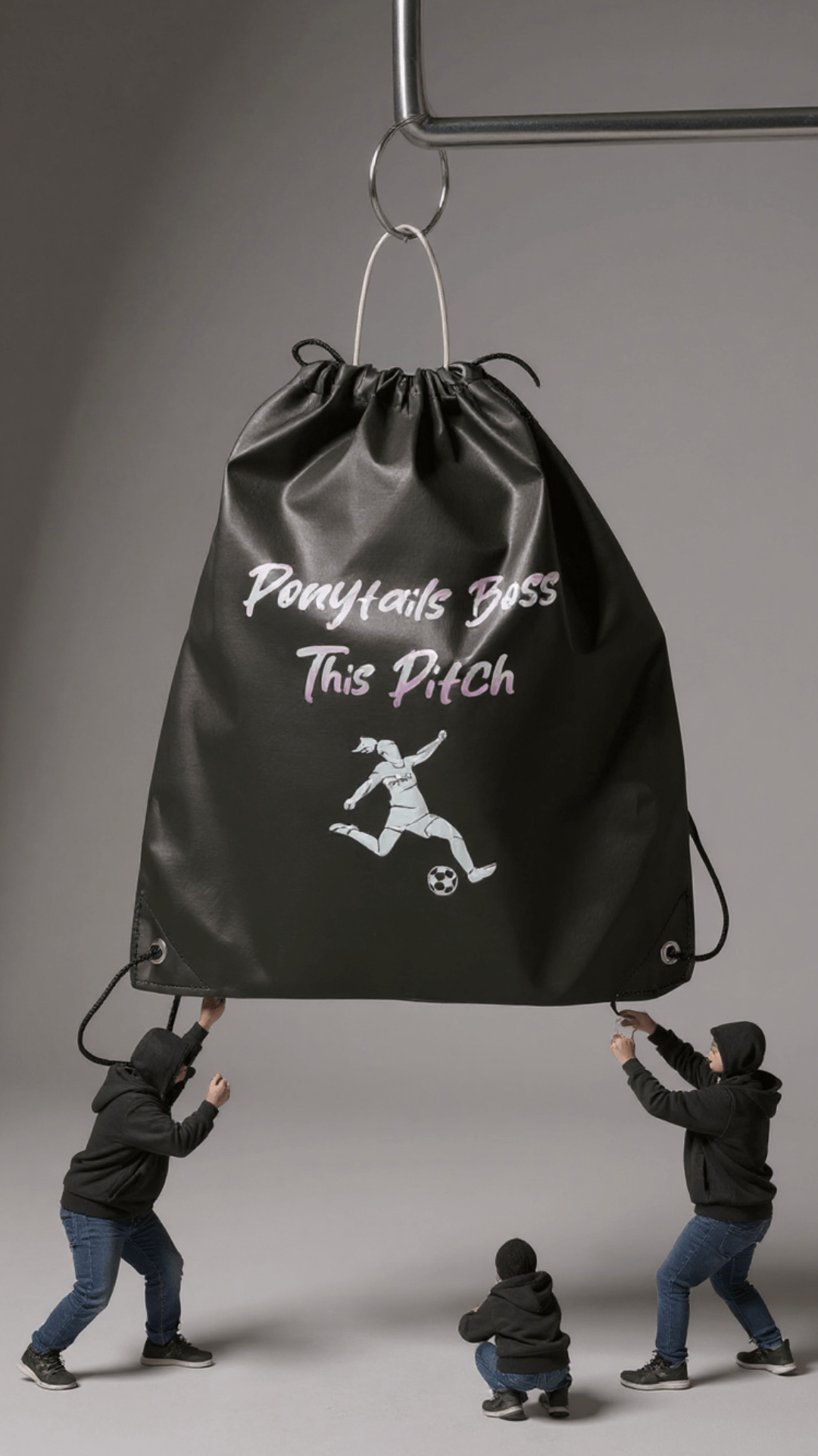 Girls Exclusive ‘Ponytails Boss This Pitch’ Kit Bag - Proud Pitch Wear