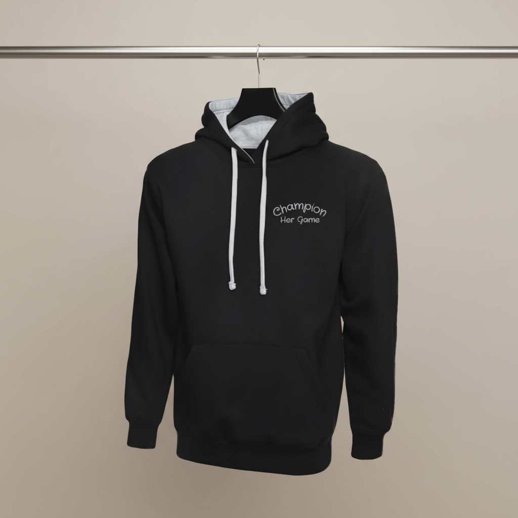 Girls Football Coach Hoodie - Champion Her Game | Team Coach Apparel - Custom Training Wear for Girls & Women in Football