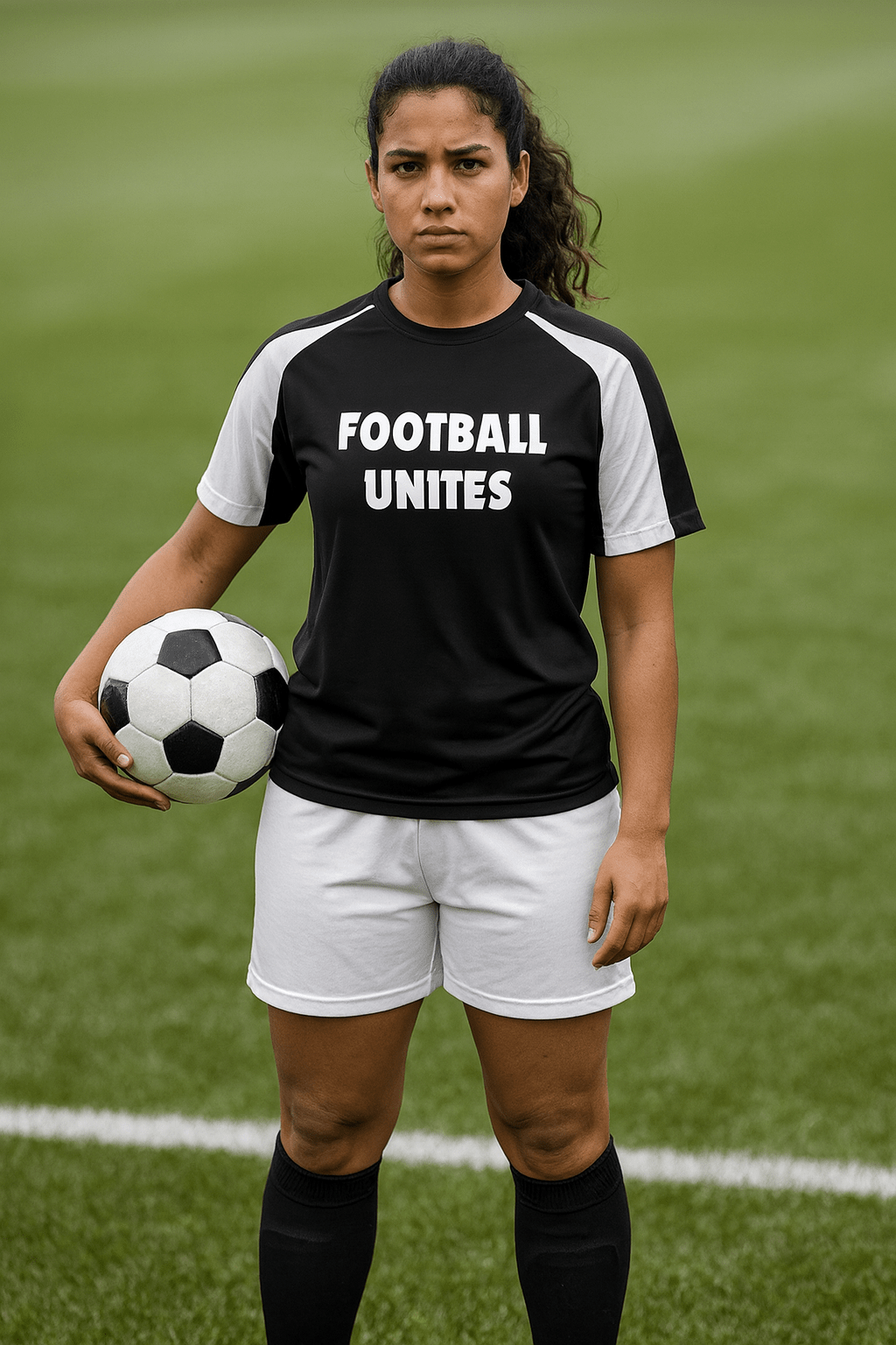 Training Top: Performance T-Shirt (Black and White Edition) - Proud Pitch Wear