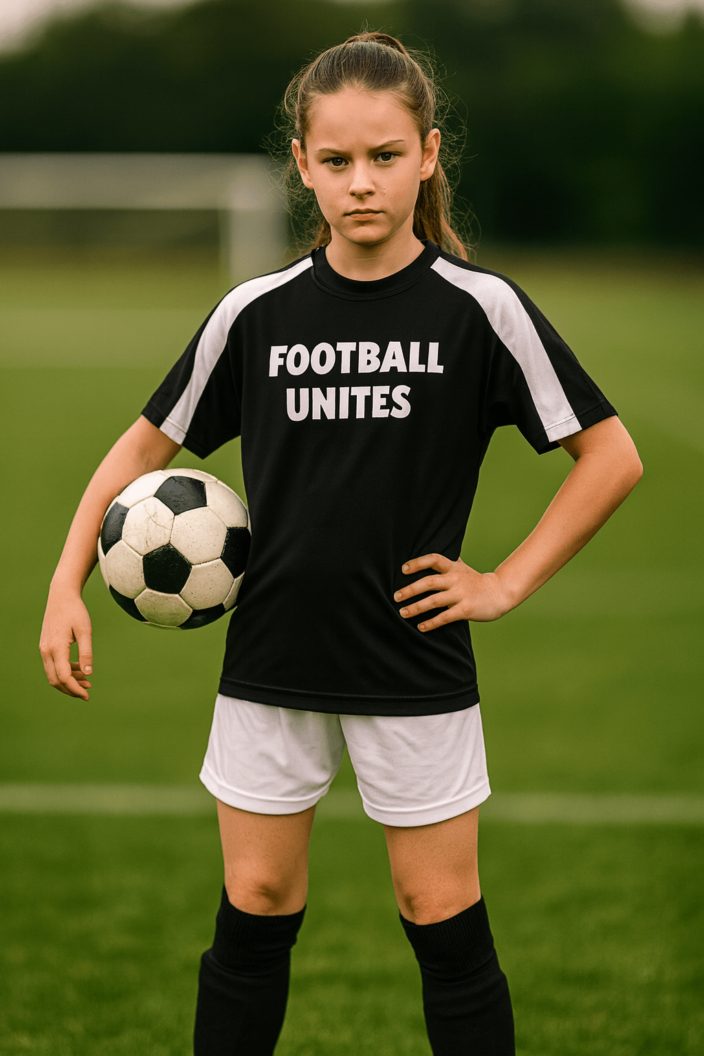 Training Top: Performance T-Shirt (Black and White Edition) - Proud Pitch Wear