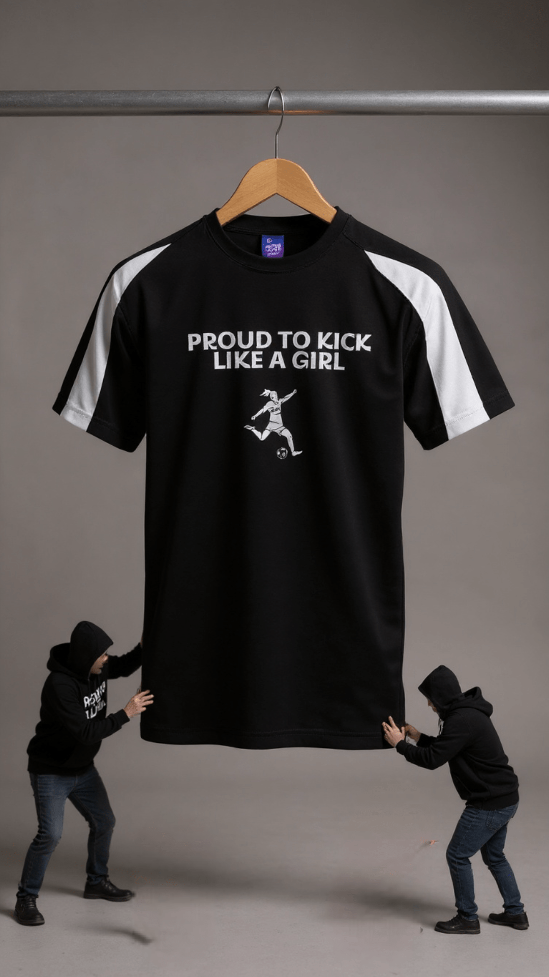Training Top – Proud To Kick Like A Girl - Custom Training Wear for Girls & Women in Football