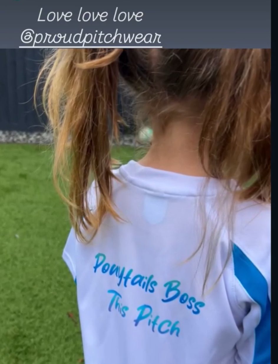 Training Tops - Ponytails Boss This Pitch– Back Print T-Shirt - Proud Pitch Wear